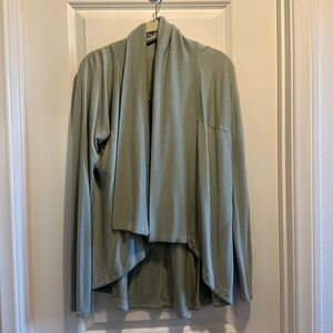 Athleta wrap top sage green size S